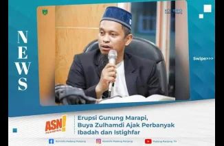 Erupsi Gunung Marapi, Buya Zulhamdi Ajak Perbanyak Ibadah dan Istighfar