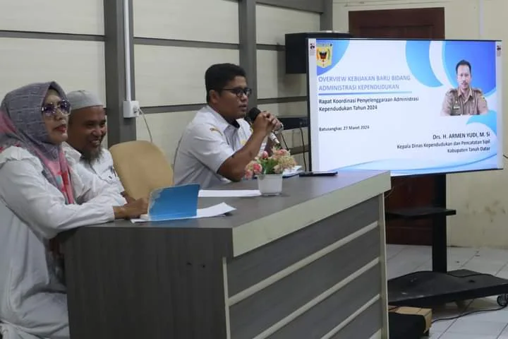 Dinas Dukcapil Tanah Datar Gelar Rakor dengan Petugas Adminduk Nagari, Ini yang Dibahas