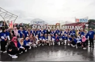 Jalan Sehat Bersama Pendamping Ibu Hamil Bukittinggi Dimulai Depan Stasiun Lambuang