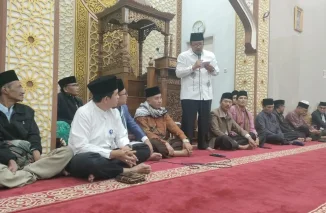 Tim Safari Ramadhan Kabupaten Agam Disambut Antusias Masyarakat di Mesjid Jabal Nur