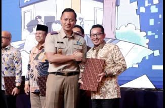 Kementerian ATR/BPN Beri Penghargaan Pada Pemkab Tanah Datar