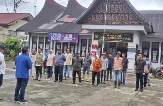 Satgas dan Relawan PB Nagari se-Kecamatan Lintau Buo Utara Gelar Apel Kesiapsiagaan Bencana