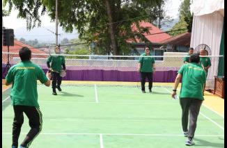 Pengadilan Negeri Batusangkar Resmi Punya Lapangan Badminton