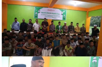 UNITAS Padang Gelar Pelatihan Pengolahan Sampah bersama Mitra PT.Coca-Cola Europacific Partners Indonesia Di Pesantren Bustanul Yaqin Kab. Padang Pariaman
