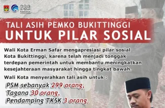 Tali Asih Pemko Bukittinggi untuk Pilar Sosial