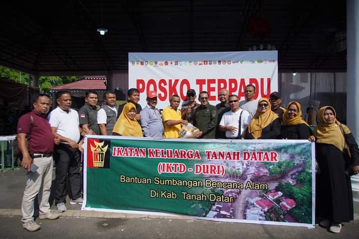 IKTD Duri Riau Bantu Warga Tertimpa Bencana Alam di Tanah Datar