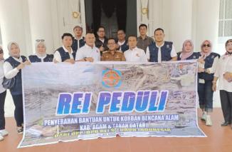 DPD REI Sumbar Salurkan Bantuan Pada Korban Bencana Alam di Tanah Datar