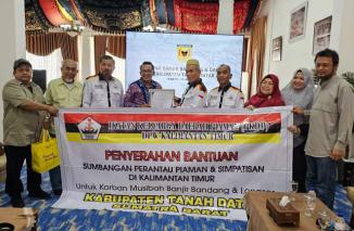 PKDP Kaltim Bantu Korban Bencana Alam di Tanah Datar