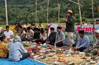 Warga Nagari Tapi Selo Gelar Syukuran Banda Aie Lareh