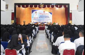 Bupati Agam Lantik dan Ambil Sumpah PPPK Formasi 2023 Tahap II
