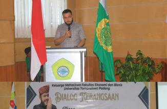 Luar Biasa! FEB Unitas Padang Gelar Dialog kebangsaan lll Bersama Tokoh Muda Sumbar