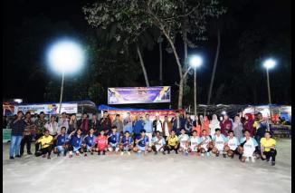 Bupati Tanah Datar Buka Turnamen Futsal Lindbas Cup III