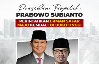 Prabowo Minta Erman Safar Kembali Maju Pada Pilkada 2024