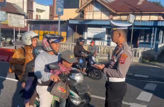 Ops Patuh Singgalang 2024 Polres Padang Panjang catat 49 tilang dan 117 Teguran