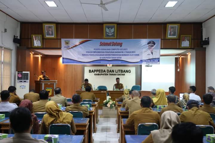 Dinas Kominfo Tanah Datar Sosialisasikan Tim Tanggap Insiden Siber Keamanan Informasi