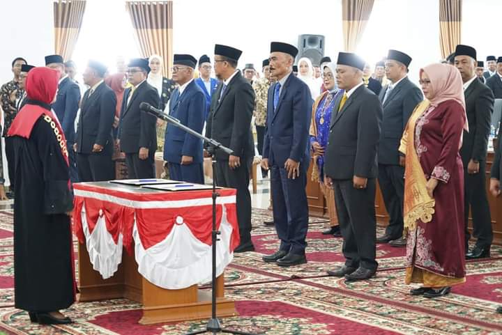 35 Anggota DPRD Tanah Datar Masa Jabatan 2024-2029 Dilantik