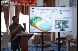 Lima EWS Dipasang di Lokasi Bencana Alam Tanah Datar