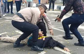 Persiapan Pengamanan Pilkada 2024, Polres Tanah Datar Gelar Sispam Kota