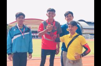 Al Muslim Atlit Lempar Roket Putra Berhasil Raih Mendali Emas di PESODA 2024 Tingkat Sumbar