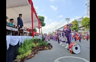 Seluruh Sekolah di Bukittinggi Ikuti Pawai Alegoris Meriahkan Hari Kemerdekaan