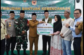 Pemkab Tanah Datar Distribusikan Bantuan Bencana Alam Rp2,625 Miliar