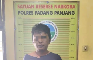 Polres Padang Panjang Tangkap Pelaku Pengguna Narkotika