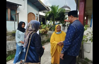 Kunjungi Warga Banto Laweh, Cawawako Heldo Aura Disambut Hangat Warga