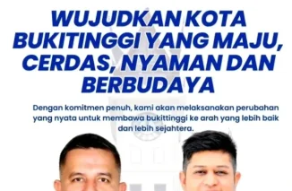 Pilih Nofil Anoverta - Frisdoreja di Pilkada, Sama Halnya Masyarakat Inginkan Bukittinggi Bersih dan Nyaman