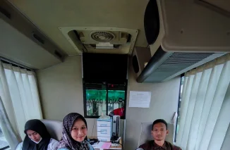 Syahrial Leman PMI Bukittinggi Hadir Layani Pendonor 