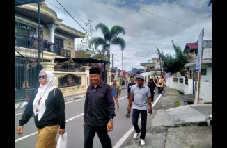 Warga Tangah Sawah Bukittinggi Nyatakan Pilihan ke Nomor Urut 3 