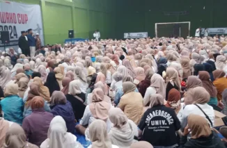 3.000 Anggota Tim Pemenangan Erman Safar-Heldo Aura Deberikan Pembekalan