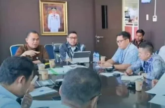 Pjs Hani Syopiar Rustam Lakukan Silaturrahmi sekaligus Diskusi Dengan Ditjen Bina Keuangan Daerah Kemendagri