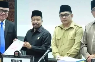 Raperda APBD Tahun Anggaran 2025 Resmi di Hantarkan Pjs Wali Kota Bukittinggi