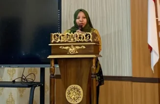narasumber dari Balai Bahasa yakni Olga Chaesa Novianti, S.S