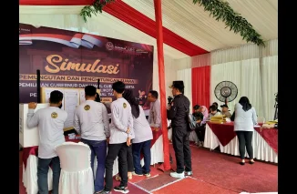 Bukittinggi KPU Holds 2024 Regional Election Simulation