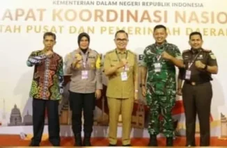 Pjs Wali Kota dan Forkopimda Bukittinggi Hadiri Rakornas Pemerintah Pusat dan Pemerintah Daerah Tahun 2024