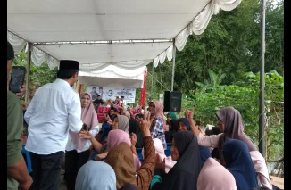 Kampanye di Pintu Kabun, Paslon Urut 3 Janjikan Satu Rumah Satu Sarjana