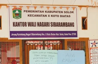 Rosmalinda, Pj Walinagari Sibarambang, Kecamatan X Koto Diatas, Kabupaten Solok.