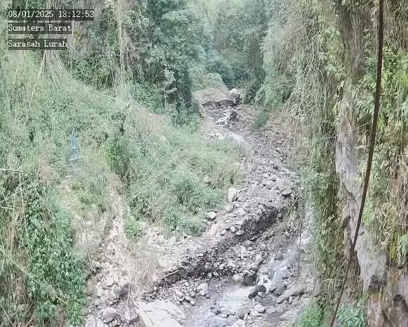 BPBD Tanah Datar Pantau Hulu Sungai Gunung Marapi