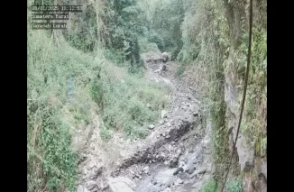 BPBD Tanah Datar Pantau Hulu Sungai Gunung Marapi