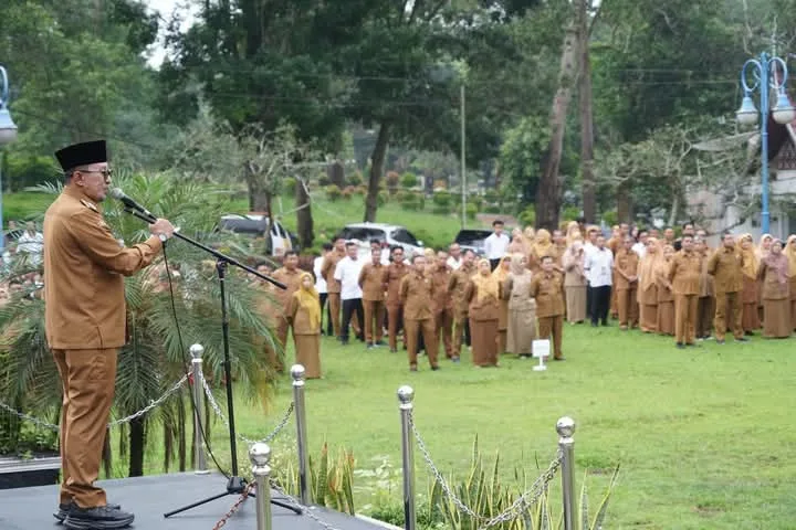 Bupati Ingatkan ASN Tanah Datar Penghematan Anggaran