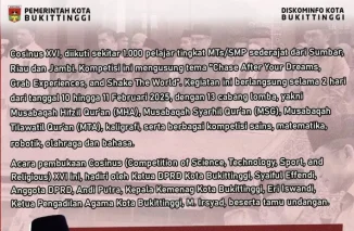 MAN 1 Bukittinggi Adakan COSINUS Ke - XVI tingkat Sumbar - Riau - Jambi