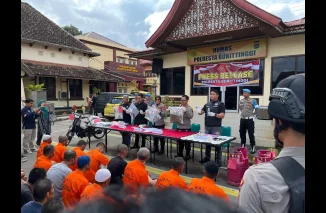 Januari - Februari 2025 Polresta Bukittinggi Ungkap Berbagai Kasus Kejahatan