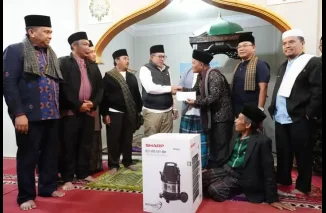TSR I Pemkab Tanah Datar Silaturahmi dengan Jamaah Masjid Nurul Huda Singgalang