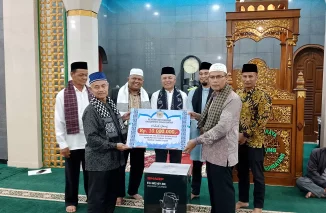 TSR XVIII Pemkab Tanah Datar Silaturahmi dengan Jamaah Masjid Raya Tanjung Sungayang