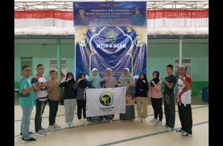 Pembina Taekwondo MTsN HJ Wellusia Lepas Kontingen Ikuti Kejuaraan di Padang