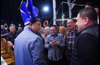 Bupati Tanah Datar Ikuti Pertemuan Menteri E-Kraf dan Konten Kreator di Makasar