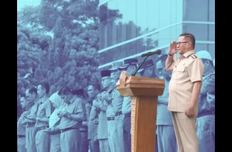 Wako Ramlan Nurmatias Pimpin Apel Perdana Pasca Lebaran Idul Fitri