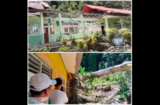 Tragis, SD Negeri 11 Sipisang Palupuh Hancur