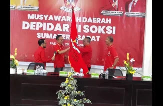 Yofialdi Ketua Terpilih Soksi Sumbar Periode 2025 - 2030